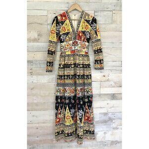 Romantica by Victor Costa Vintage Yellow Gown Dress 8